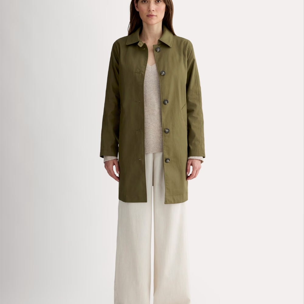 Everlane Mac Coat Beech NWOT